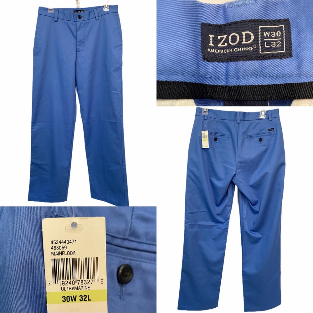 IZOD Men's Straight Fit American Chino Pants 🐈🐾
